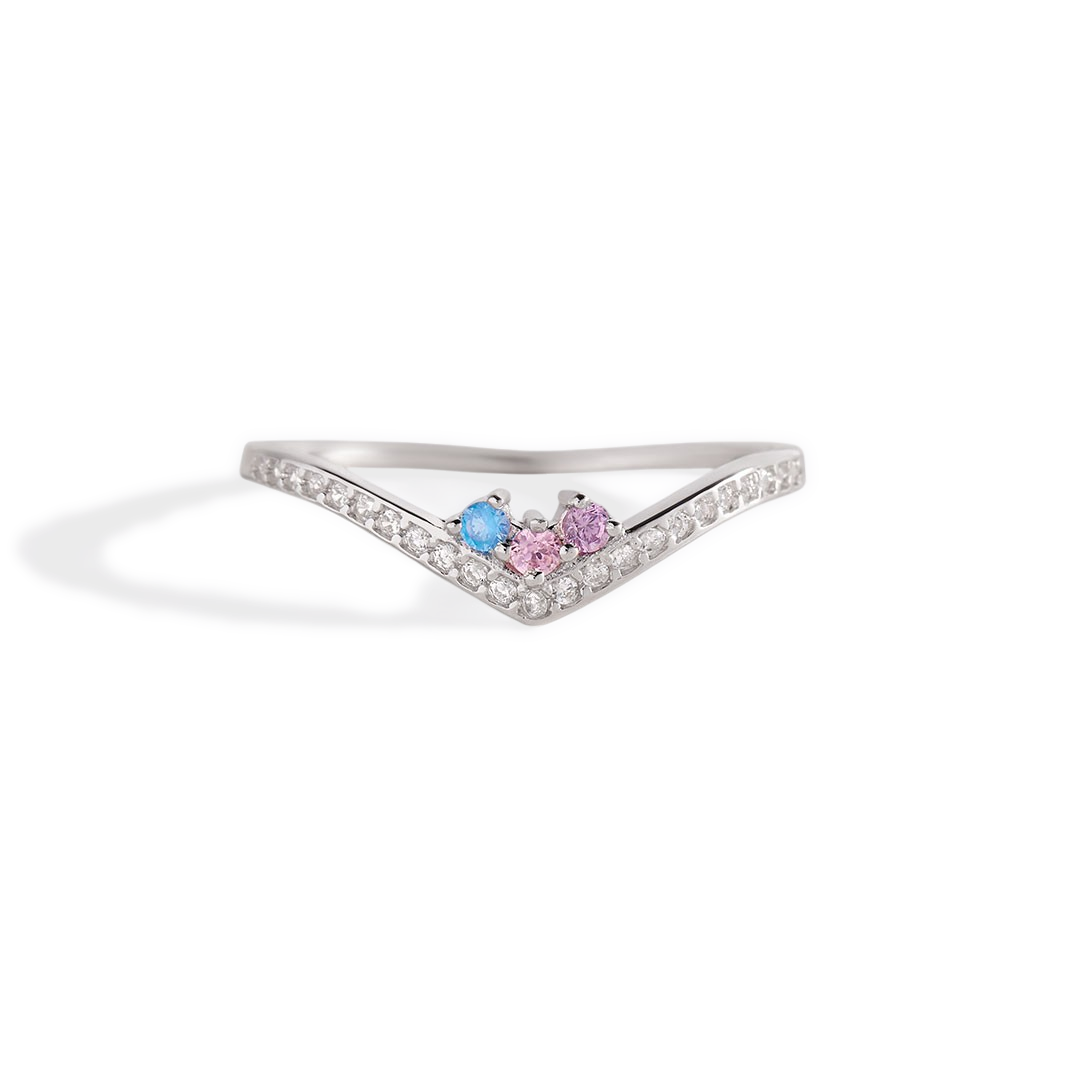 Anillo personalizado con piedra natal de Venus
