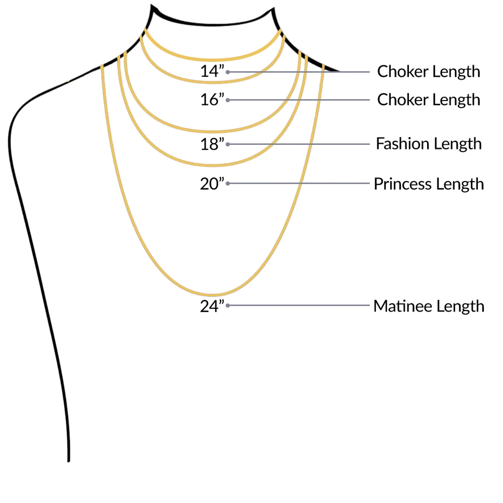 Collar ajustable italiano de plata esterlina Milano  - Chapado en oro de 18 quilates.