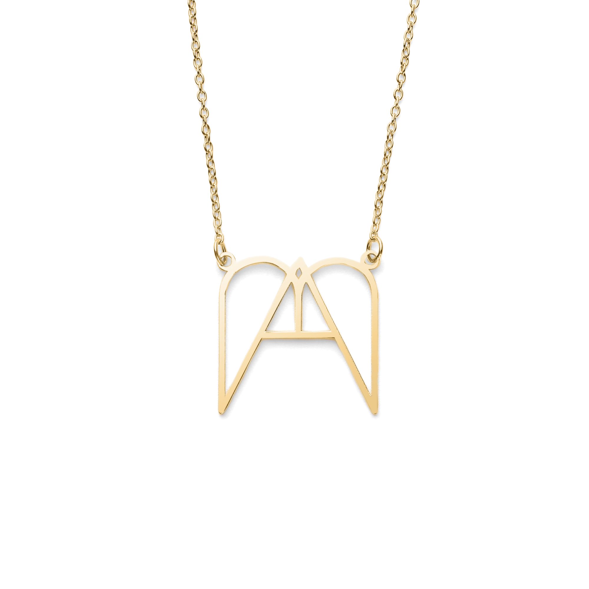 MAMA Minimalist Monogram Necklace