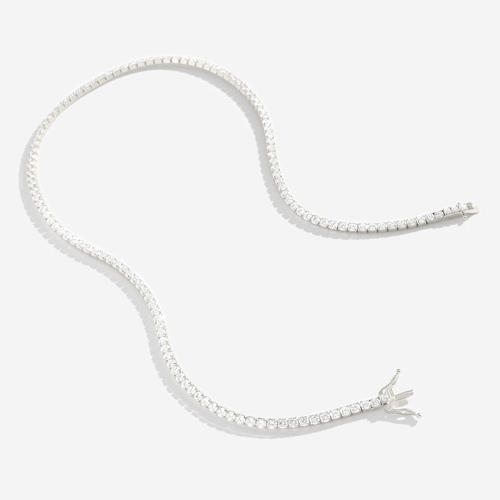Collar de tenis de 3 mm - Silver / 20"