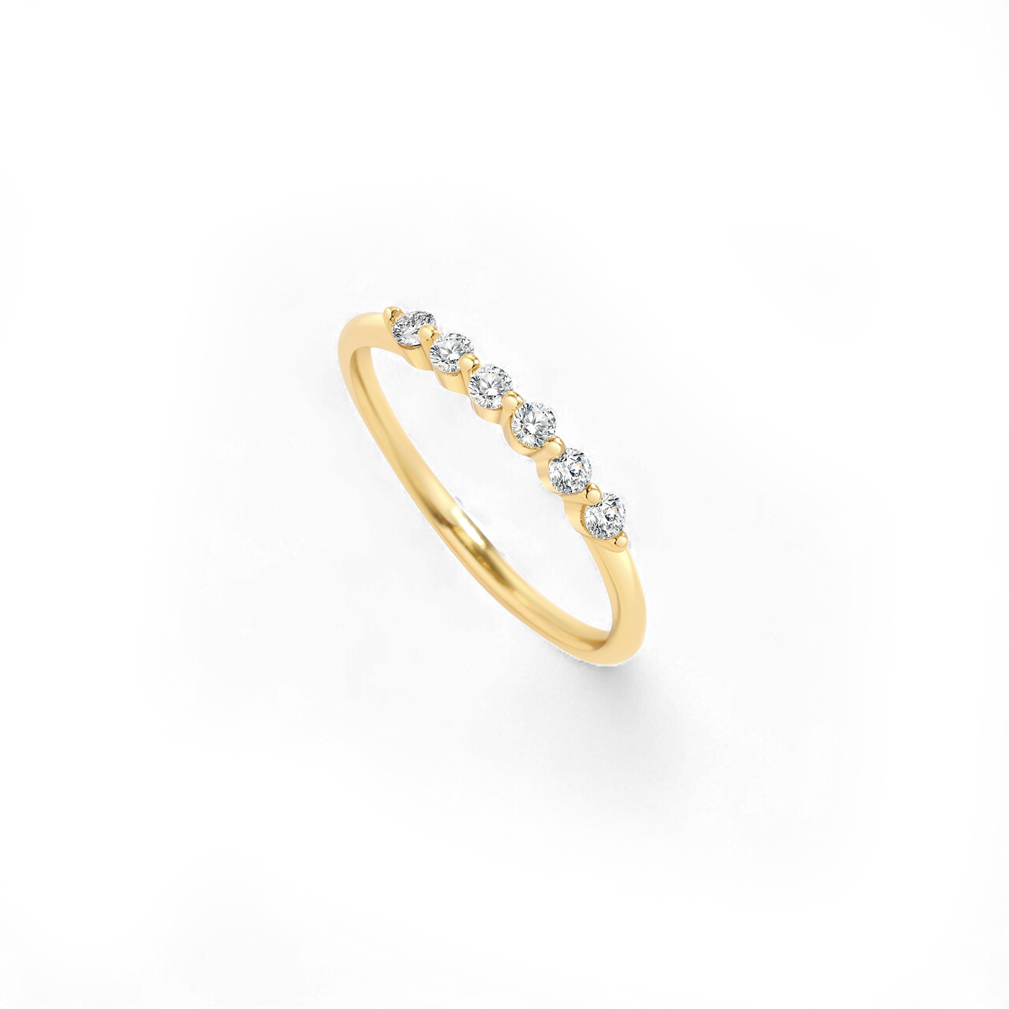 Brilliant Floating Diamond Ring