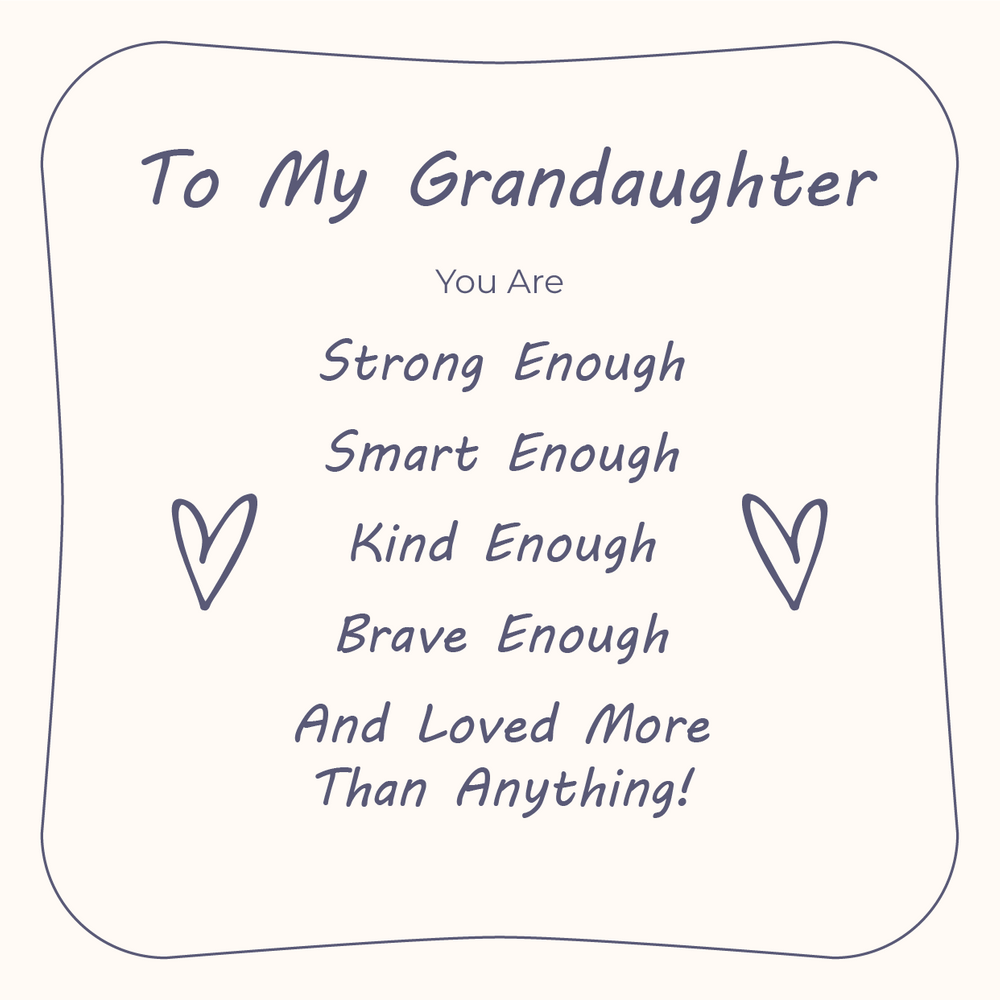 To My Granddaughter Unicorn Stone Bracelet - Unicorn