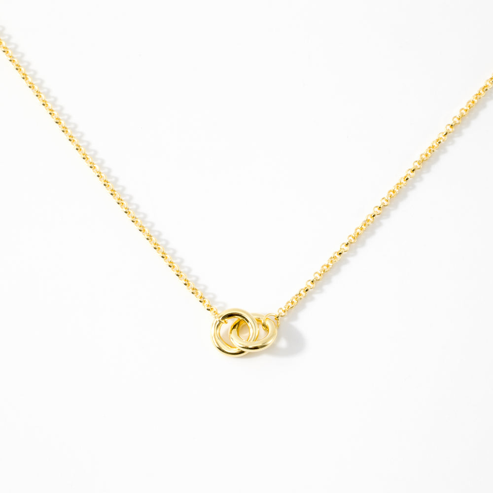 Connection Necklace - 18k Gold Over Sterling Silver