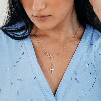 Collar Cruz e Infinito