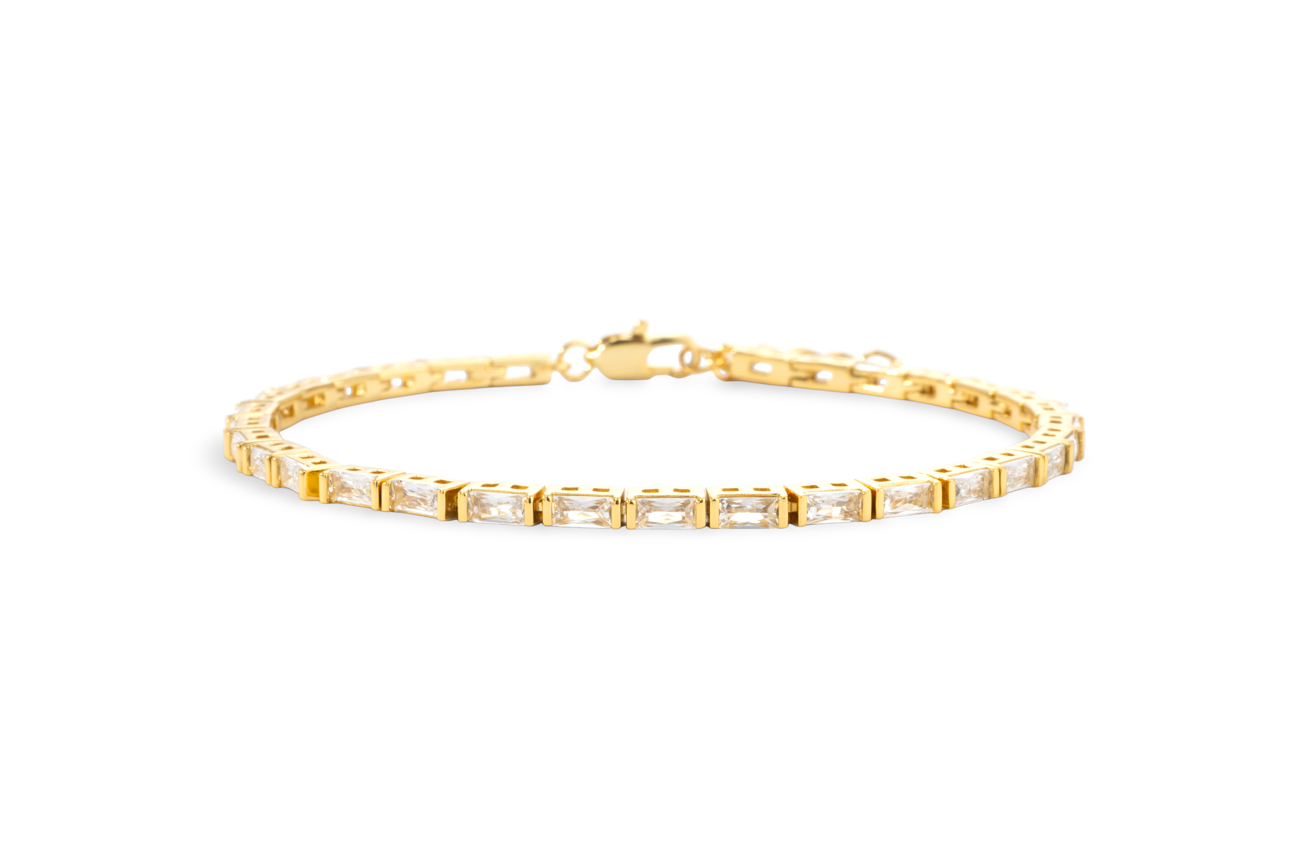 Dainty Baguette Tennis Bracelet