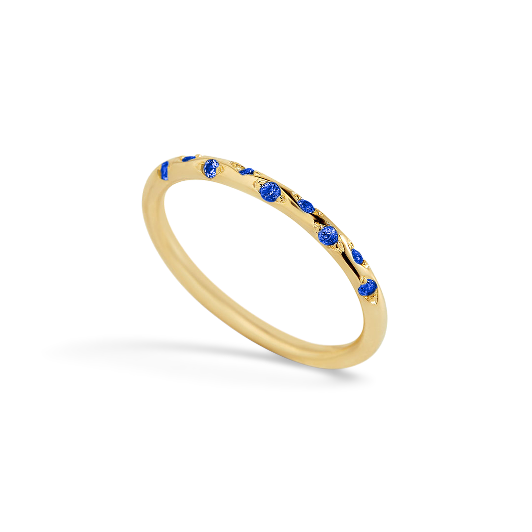 Dainty Constellation Birthstone Ring