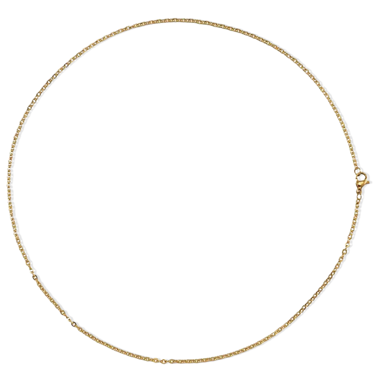 Collar de cadena de cable delicado