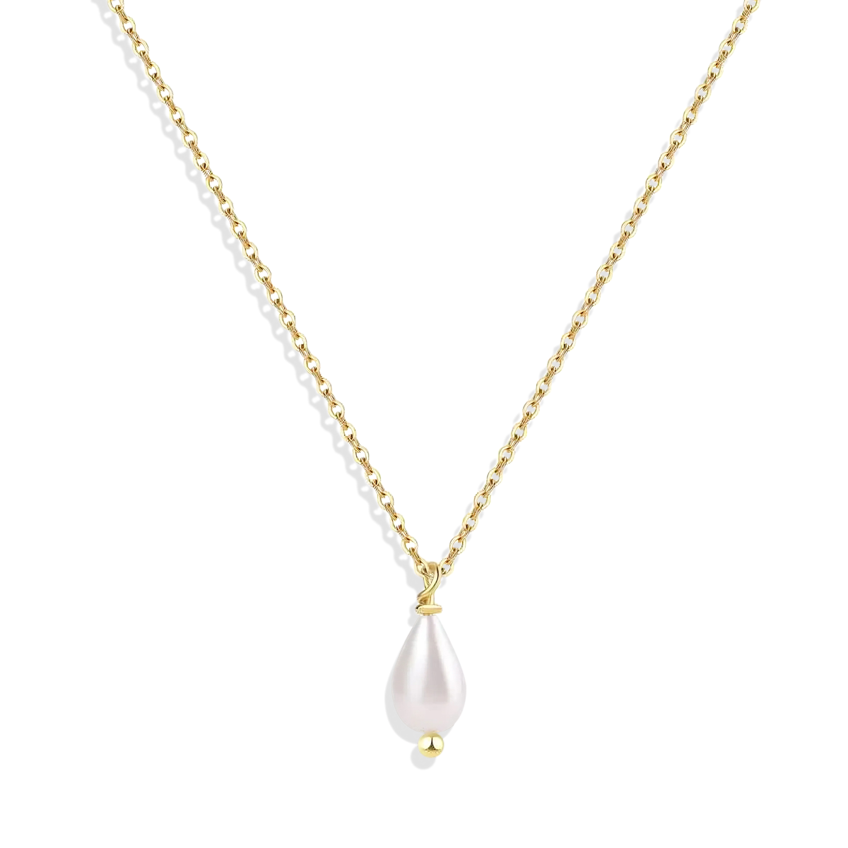 Dainty Pearl Drop Necklace