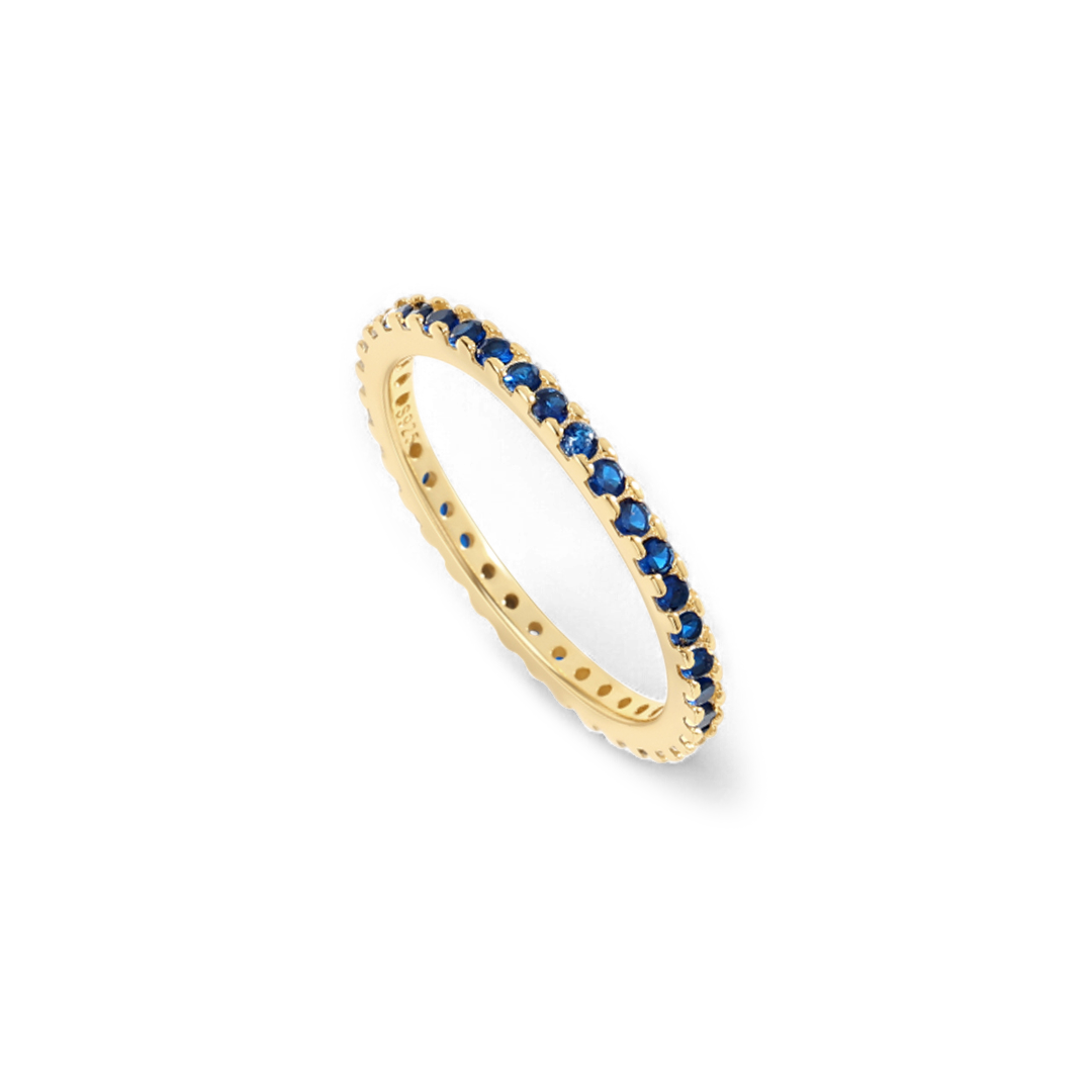 December Birthstone Eternity Stacking Ring