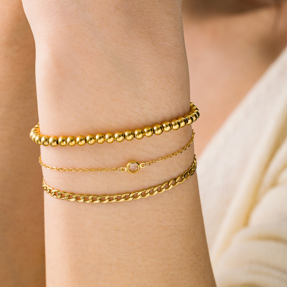 Essential Bracelet Stack - Gold / 6"