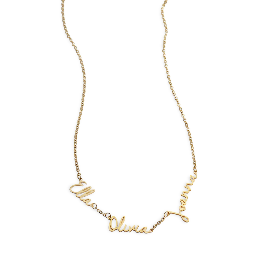 Collar con tres nombres de hadas
