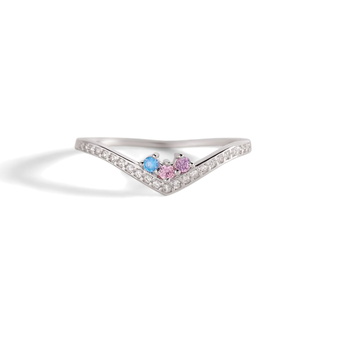 Anillo personalizado con piedra natal de Venus