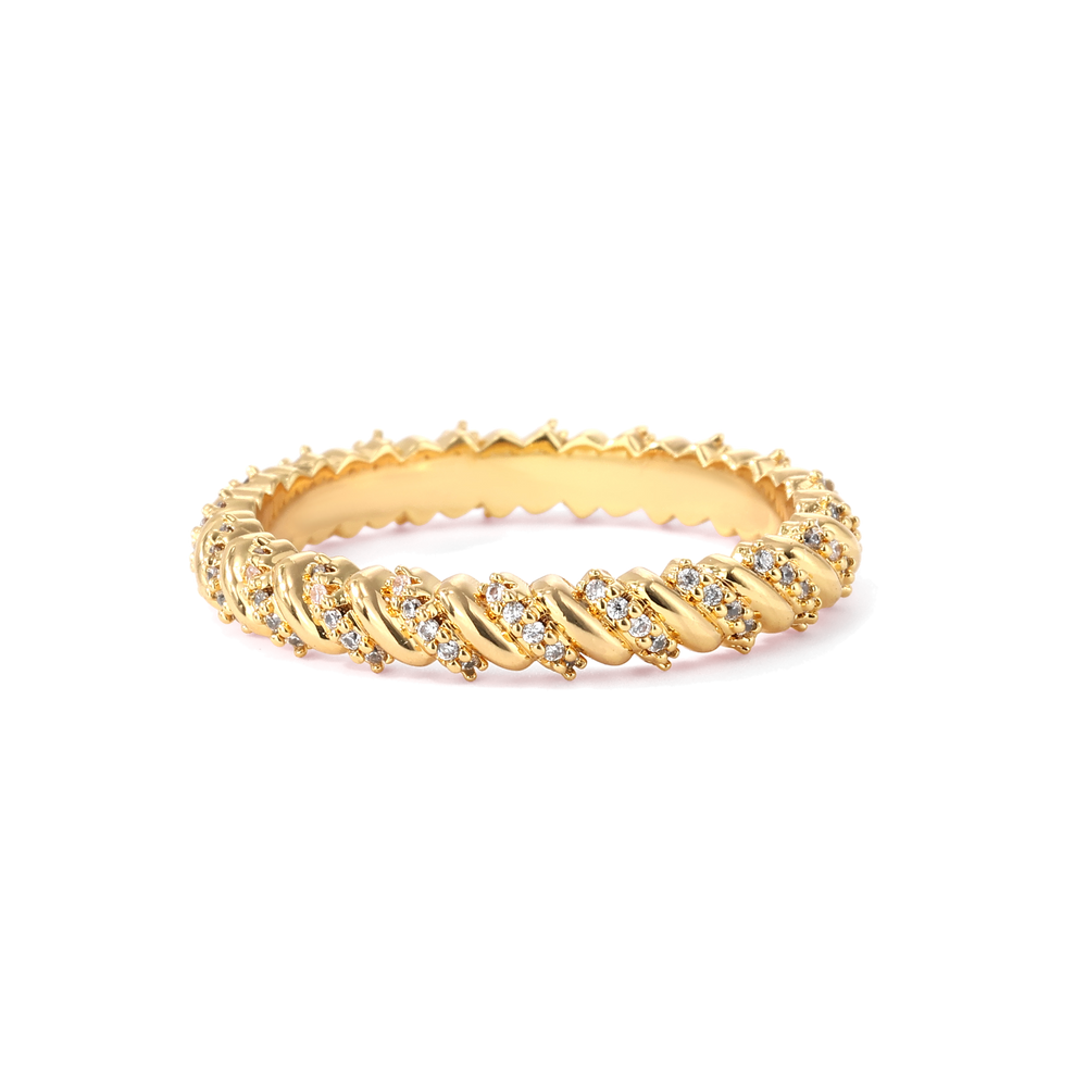 Golden Helix Ring - Gold / 5