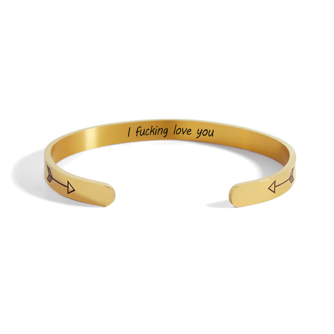 Brazalete personalizable I Fucking Love You