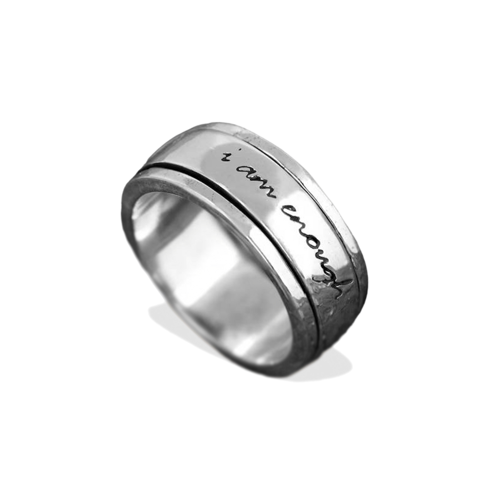I am Enough Spinning Fidget Ring - 6