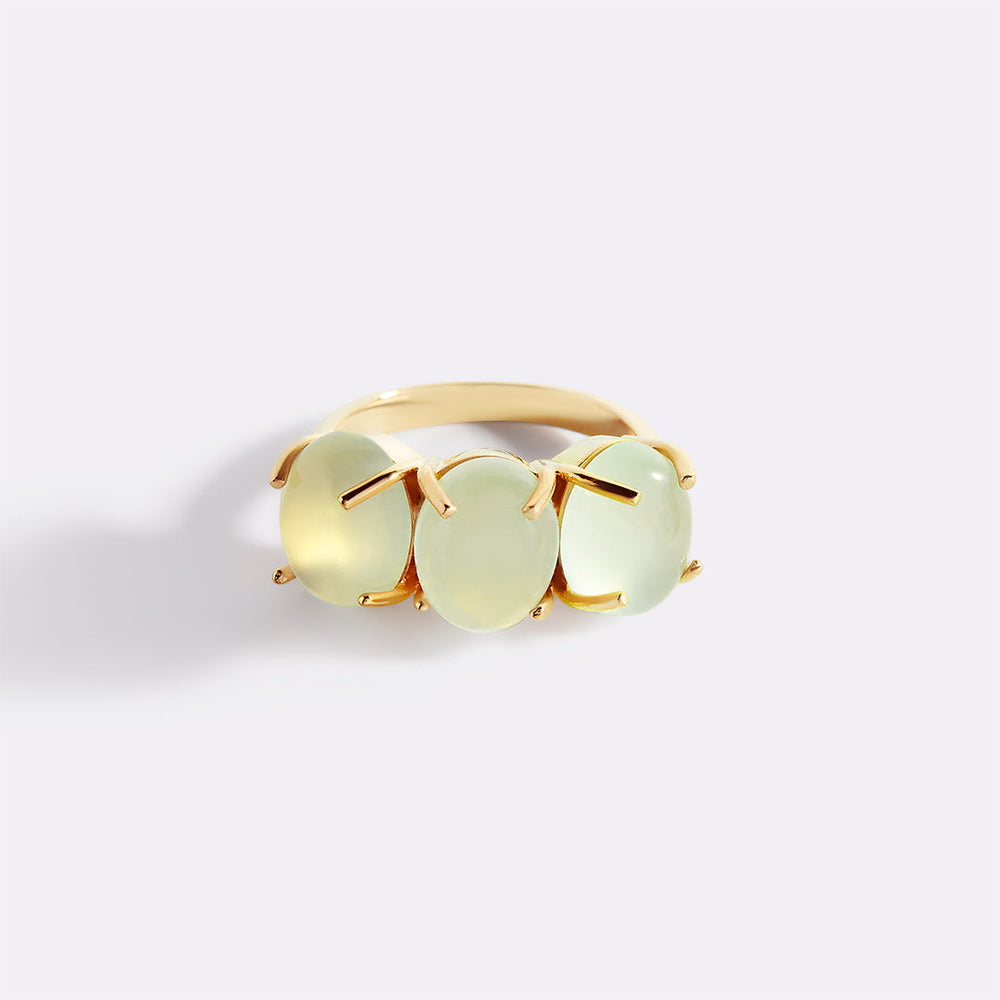 Gold Vermeil Jellybean Ring - 5