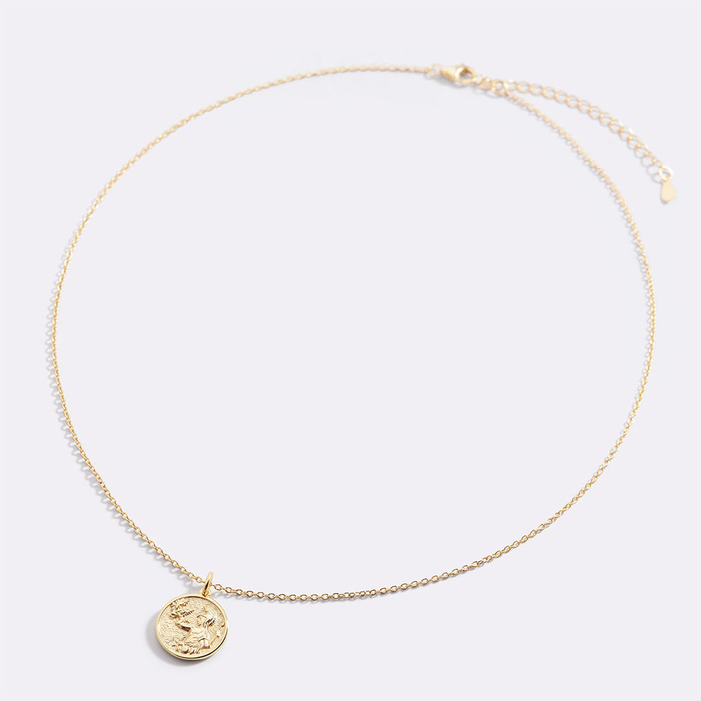 Greek Goddess Pendant Necklace - Athena