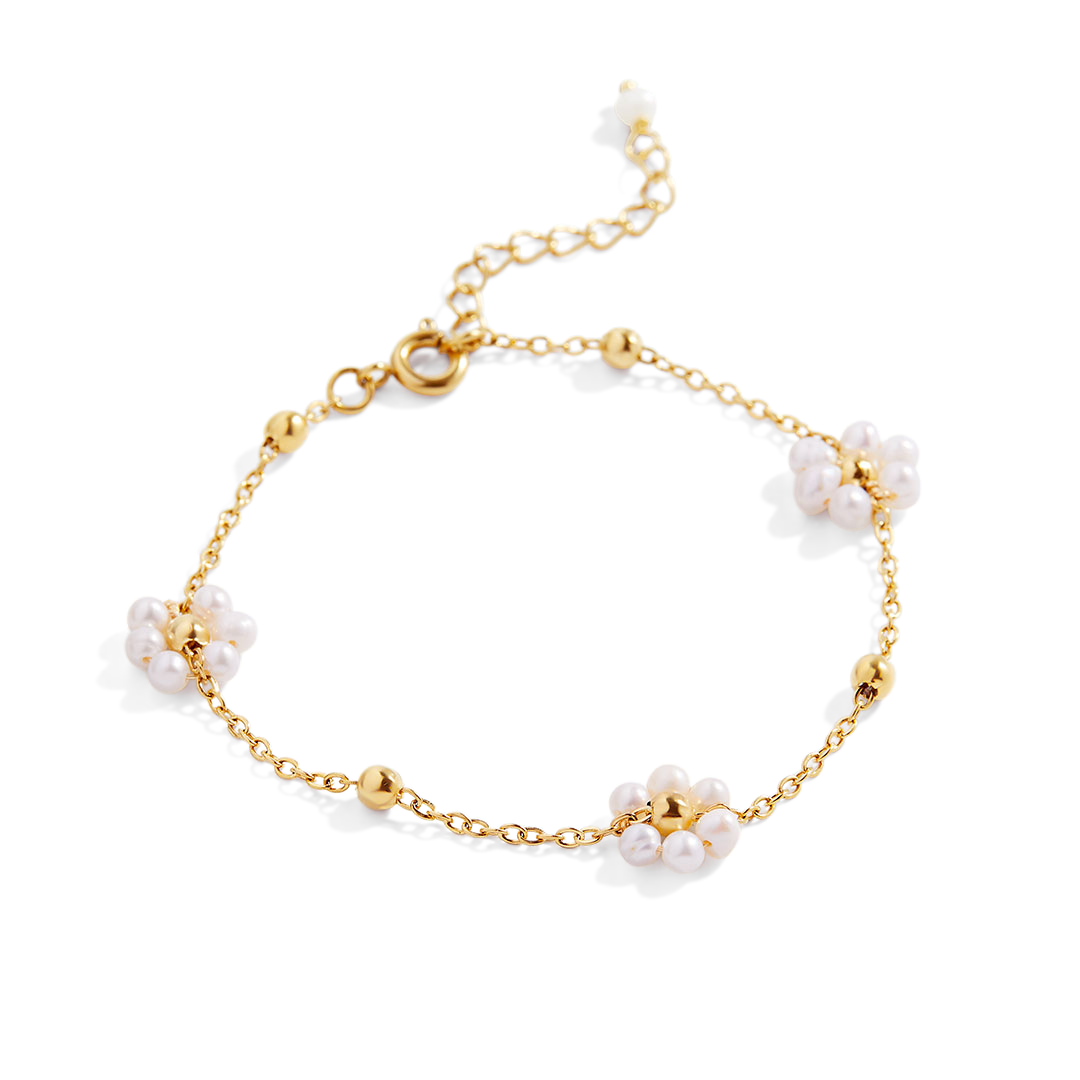 Marguerite Pearl Bracelet