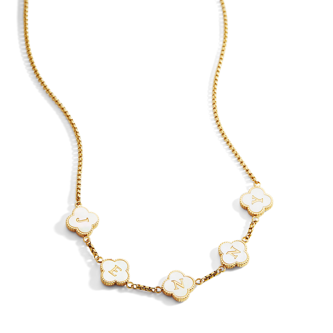 Clover Custom Name Necklace