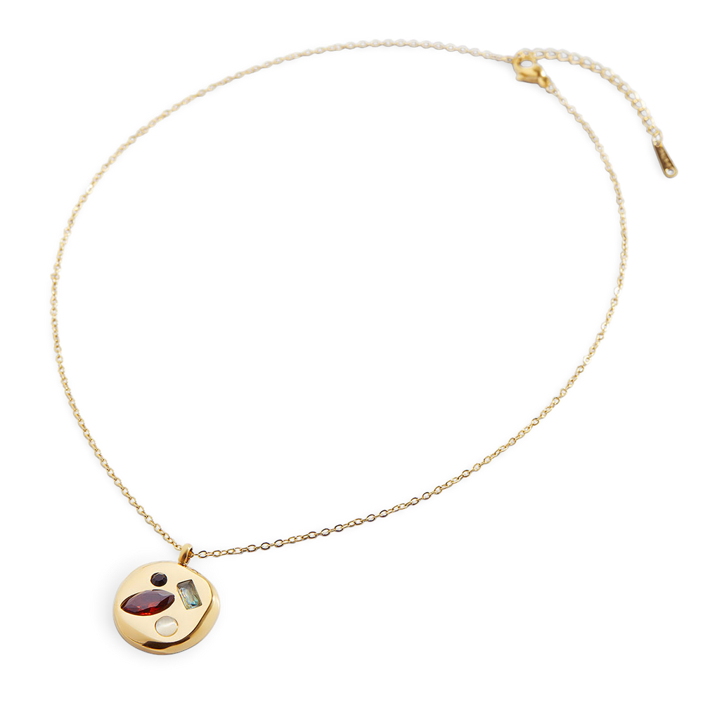 Birthday Pendant Necklace - April