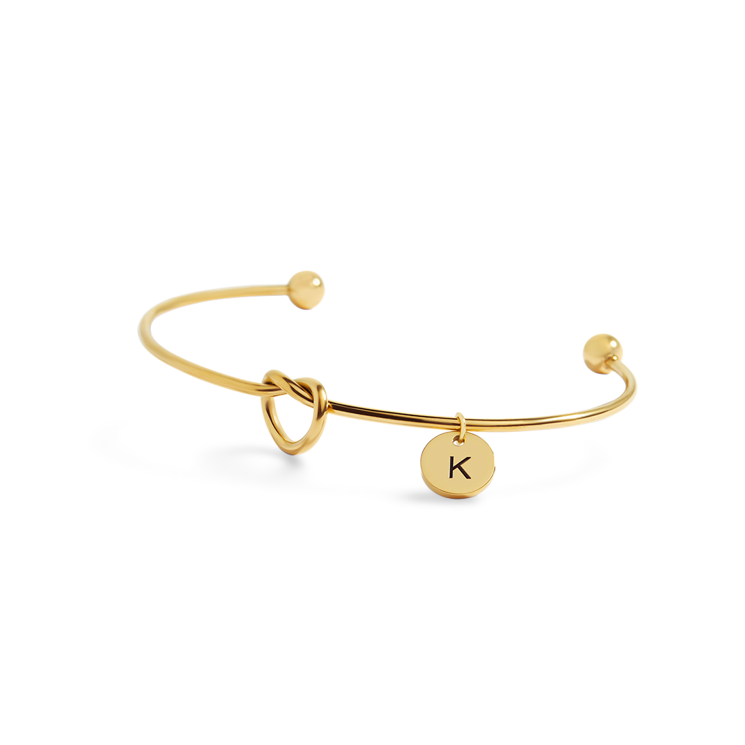Pulsera personalizada Tie the Knot • Pulsera de regalo para dama de honor