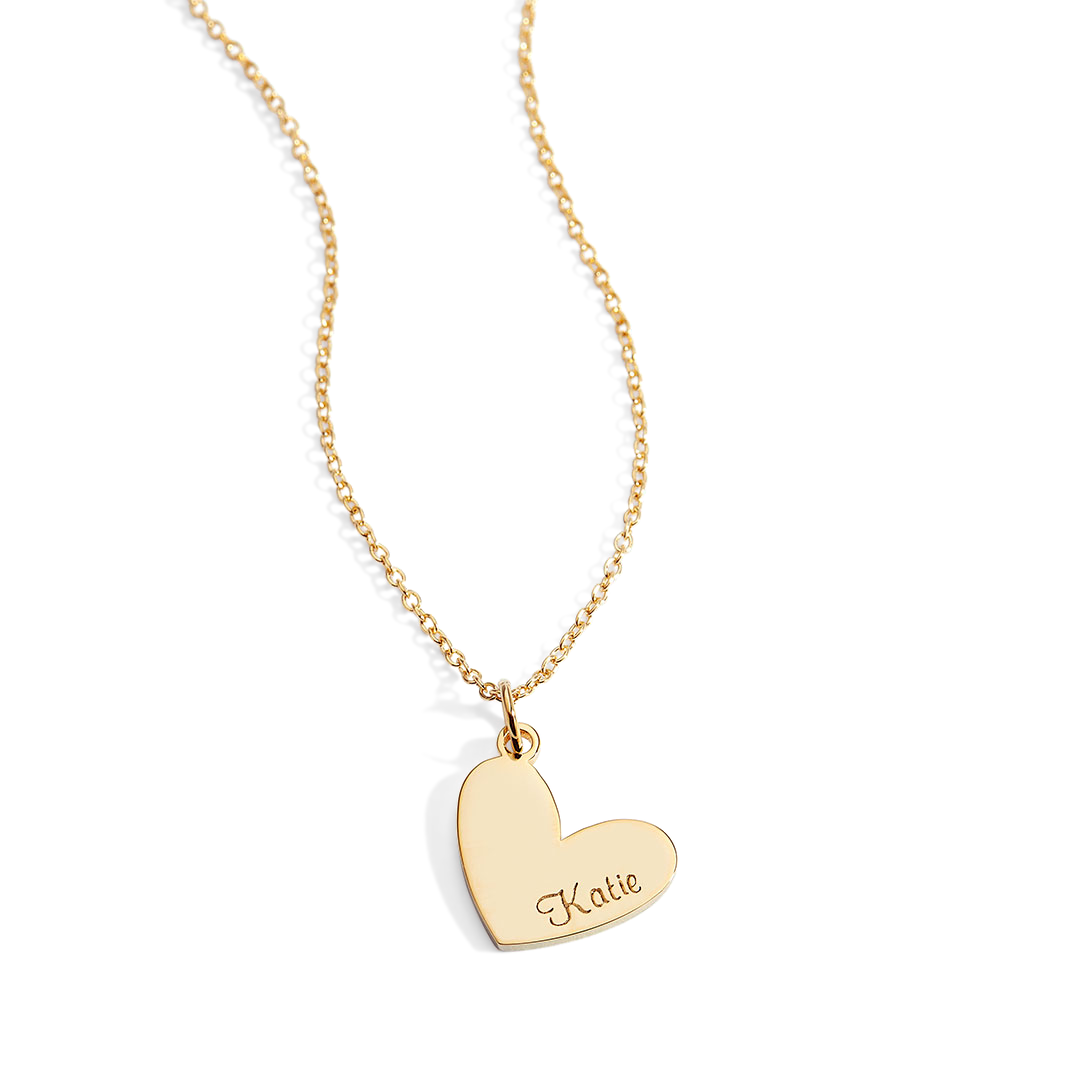 Personalized Heart Name Necklace