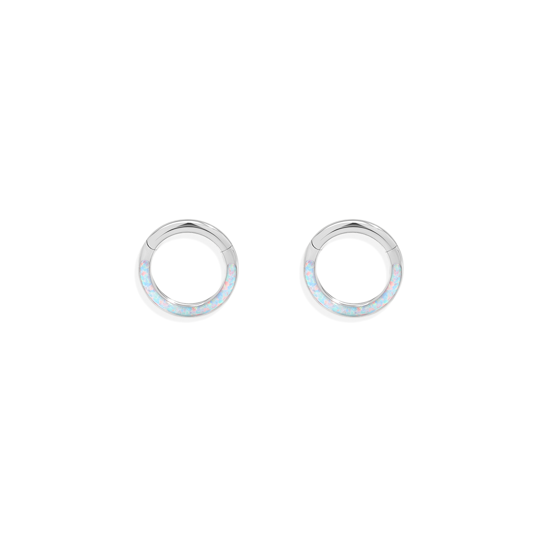 Magical Iridescent Clicker Hoops | 18g