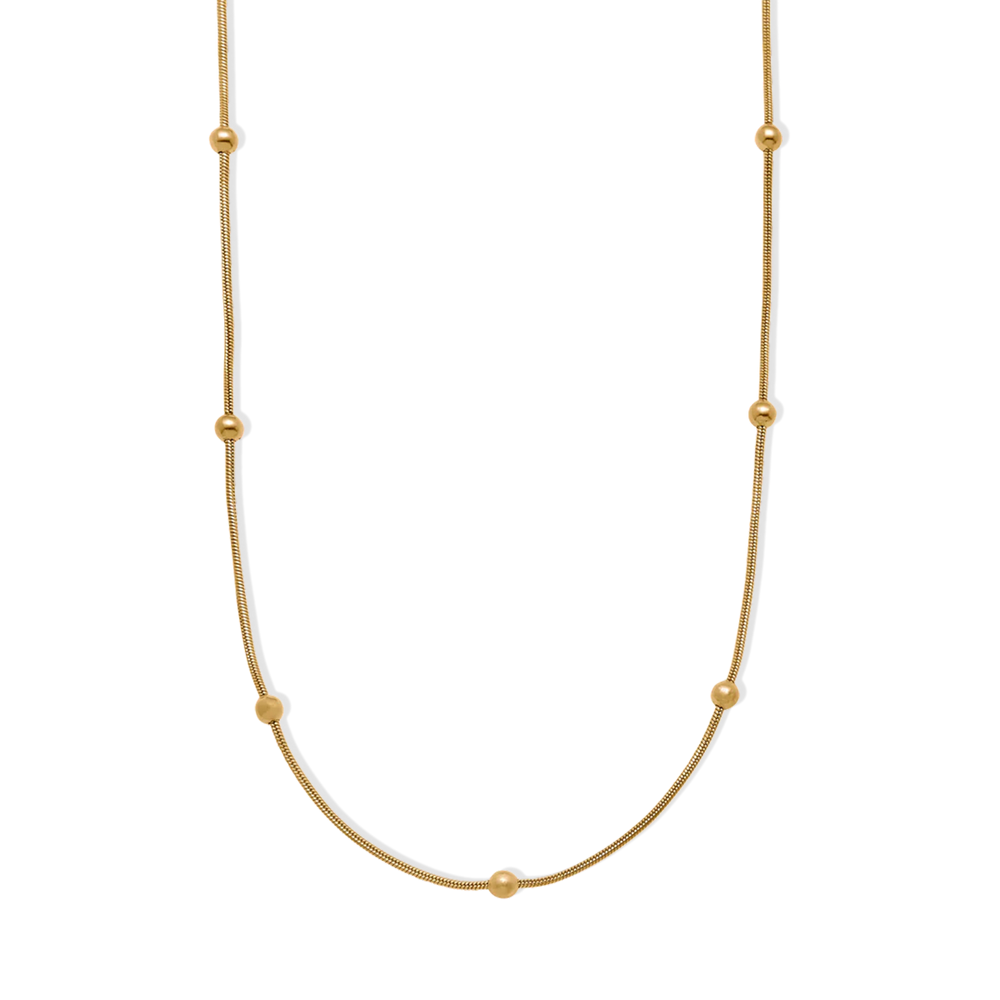 Collar Satélite - Chapado en oro de 18 quilates.