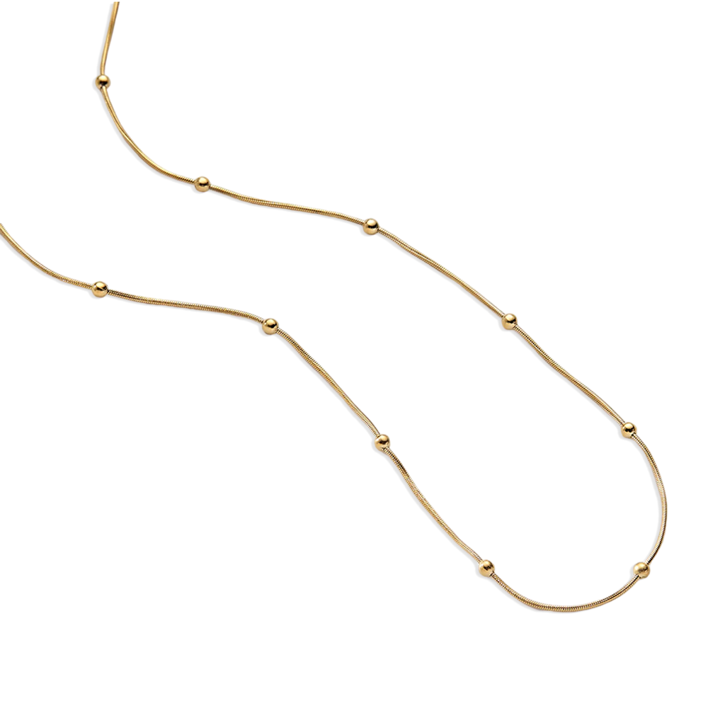 Collar Satélite - Chapado en oro de 18 quilates.