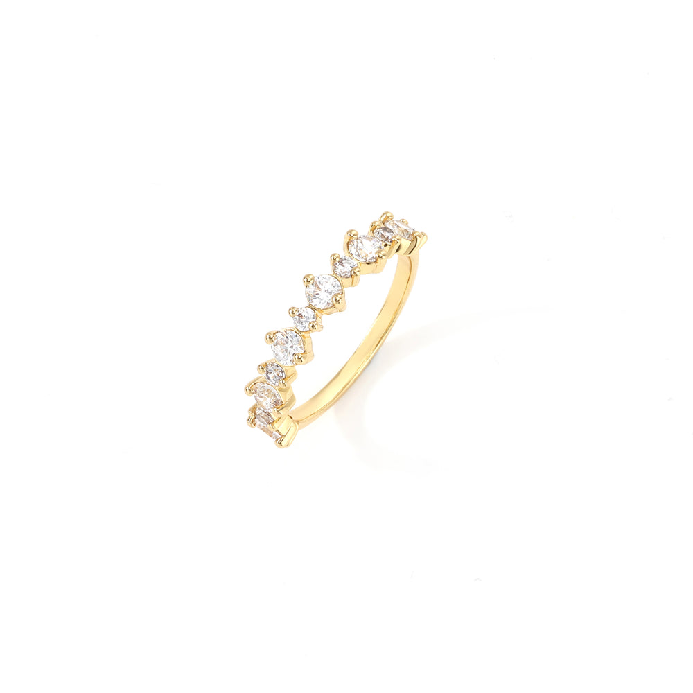 Scattered Sparkle Ring - Gold / 7