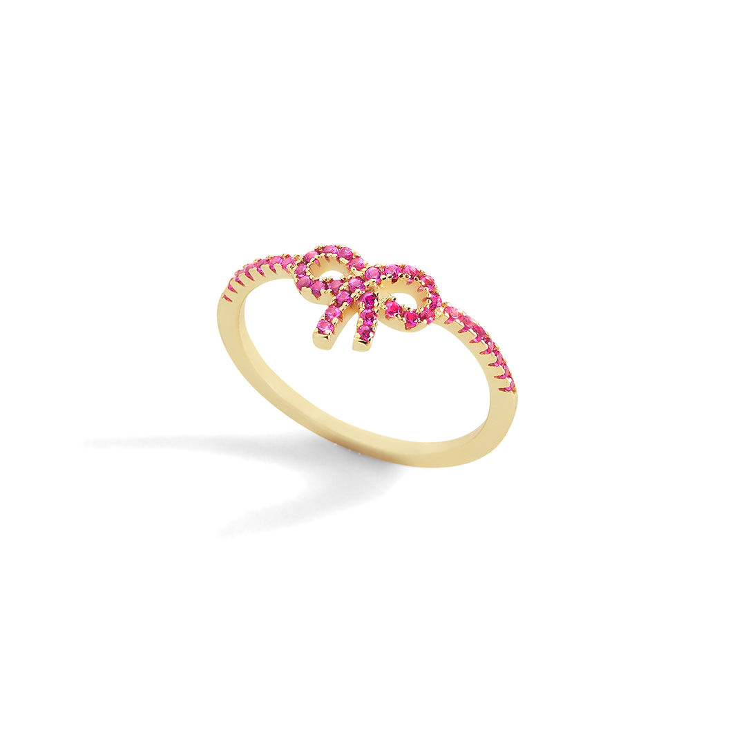 Pave Bow Ring