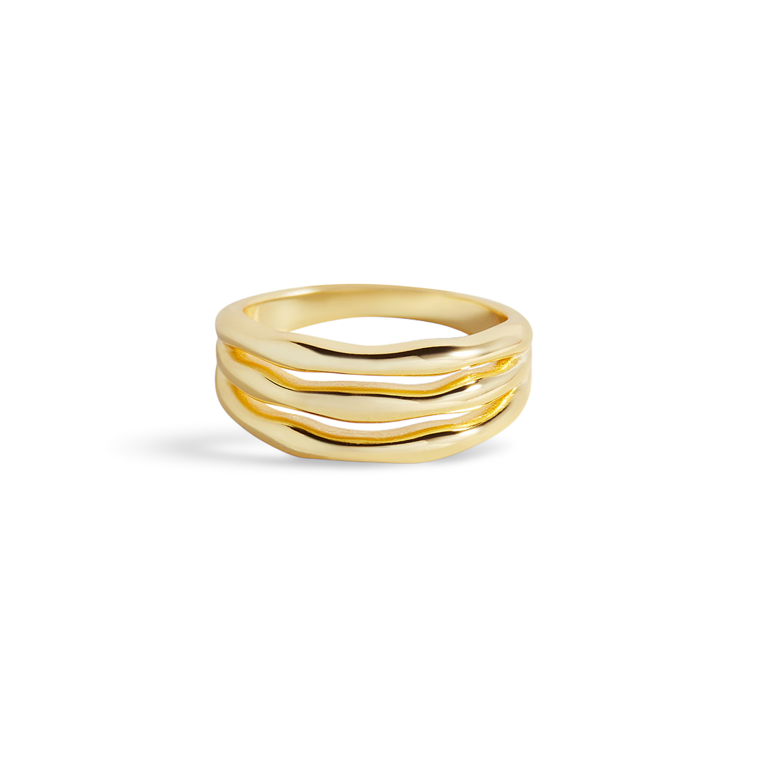 Gold Triple Ring