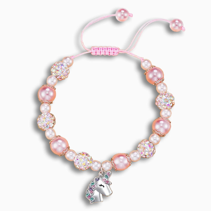 To My Granddaughter Unicorn Stone Bracelet - Unicorn
