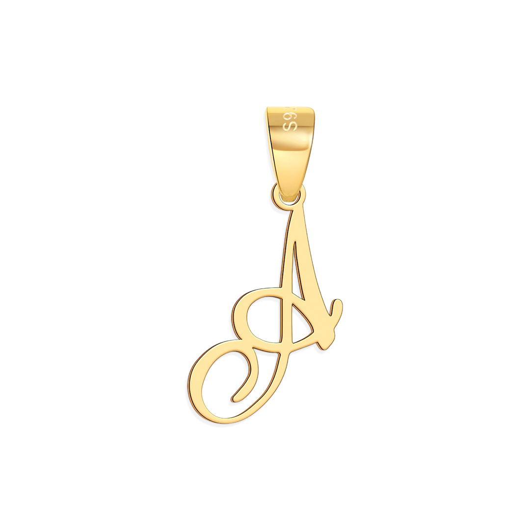 Romantic Initial Charm Pendant