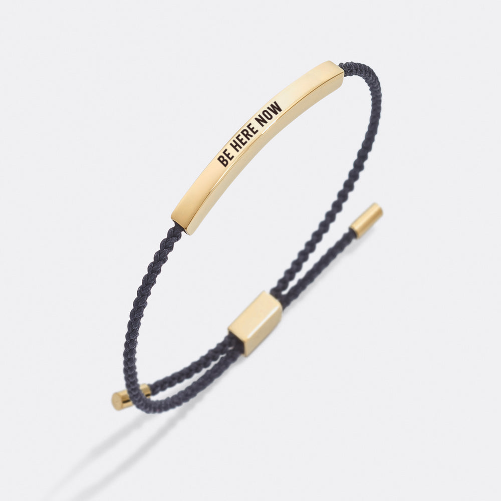 Be Here Now Inspire Bracelet - Gold / Lemon Yellow / Standard