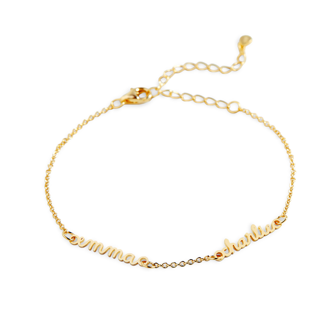 Stella Dainty Multiple Name Bracelet
