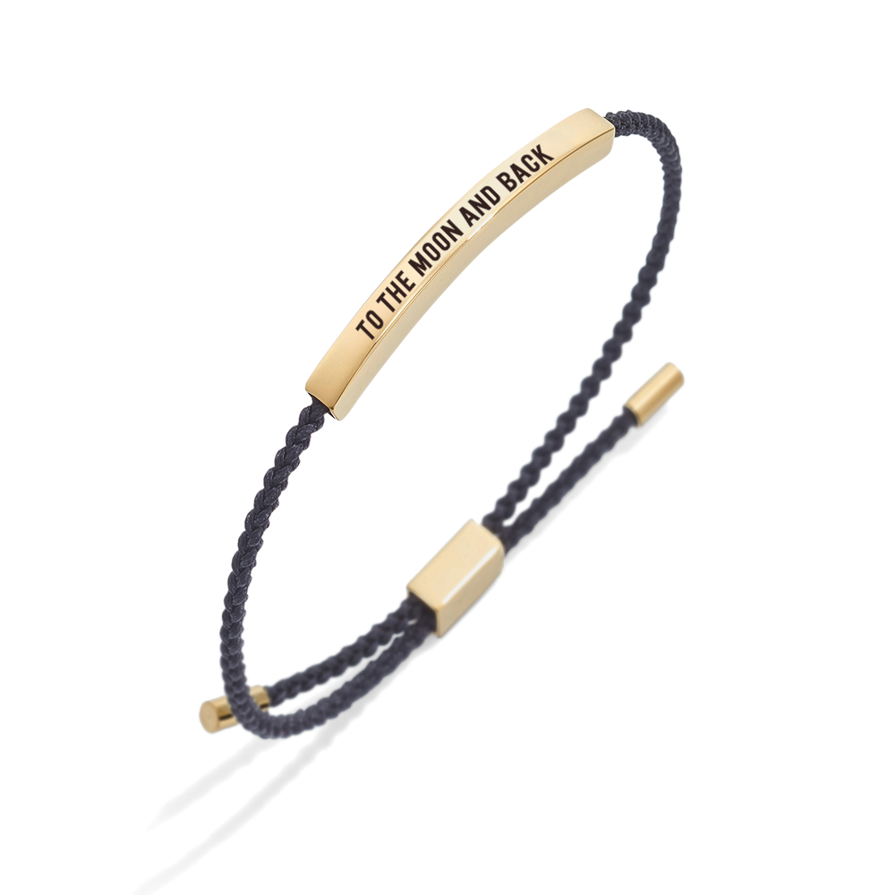To The Moon And Back Inspire Bracelet - Gold / Lucky Red / Standard
