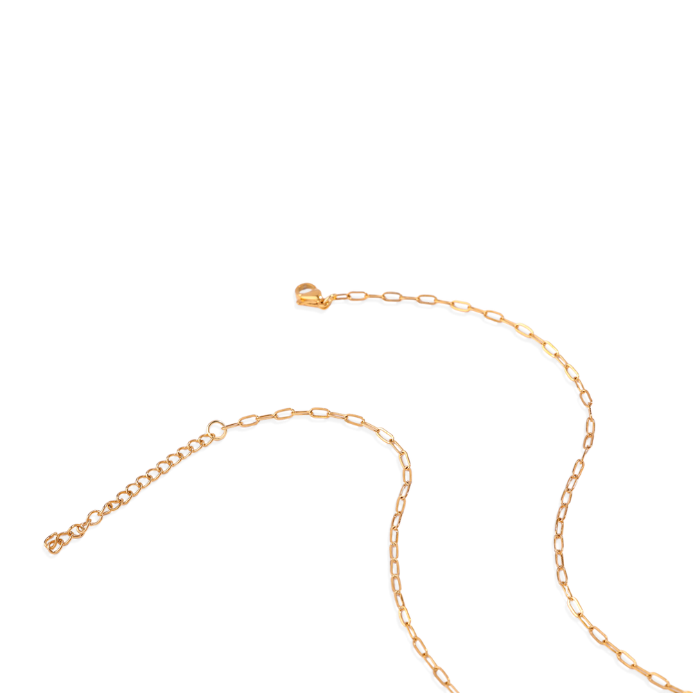 Full-Heart Palm Pendant Necklace - Default Title