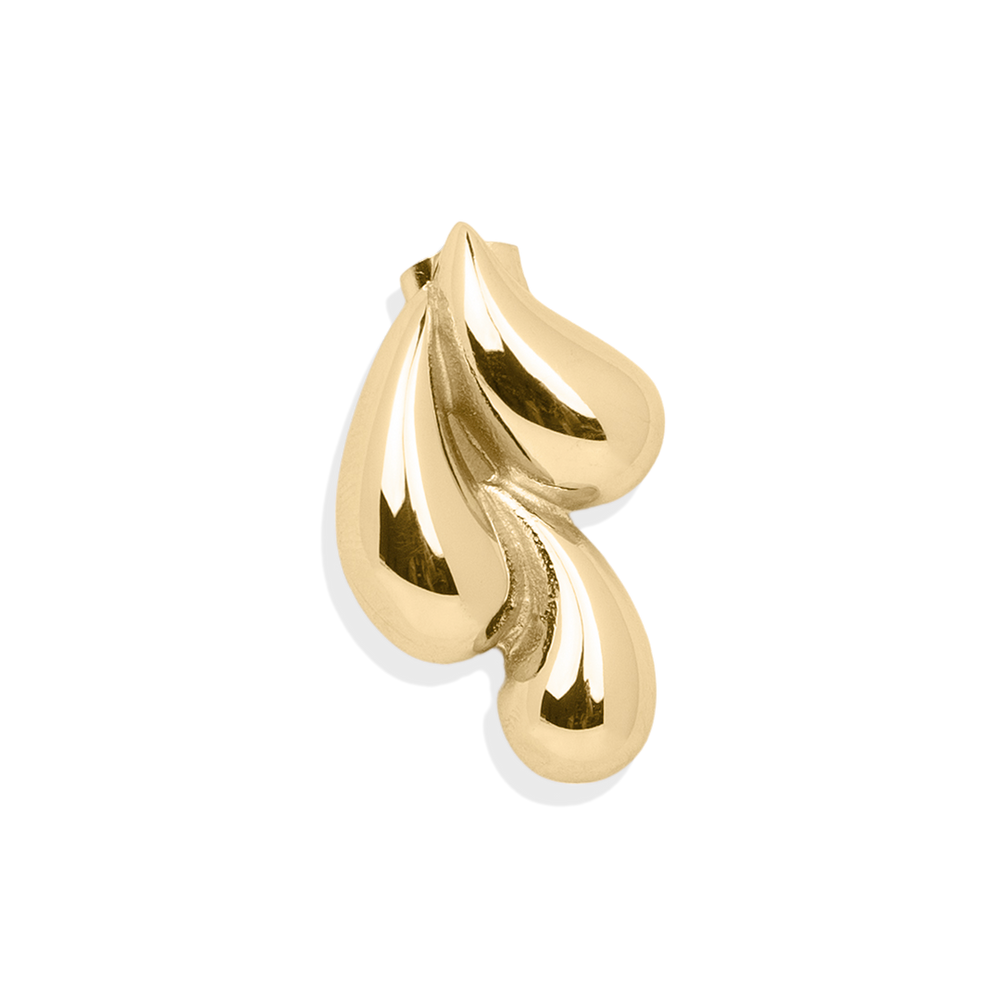 Cluster Drop Earrings - 18k Gold Plated