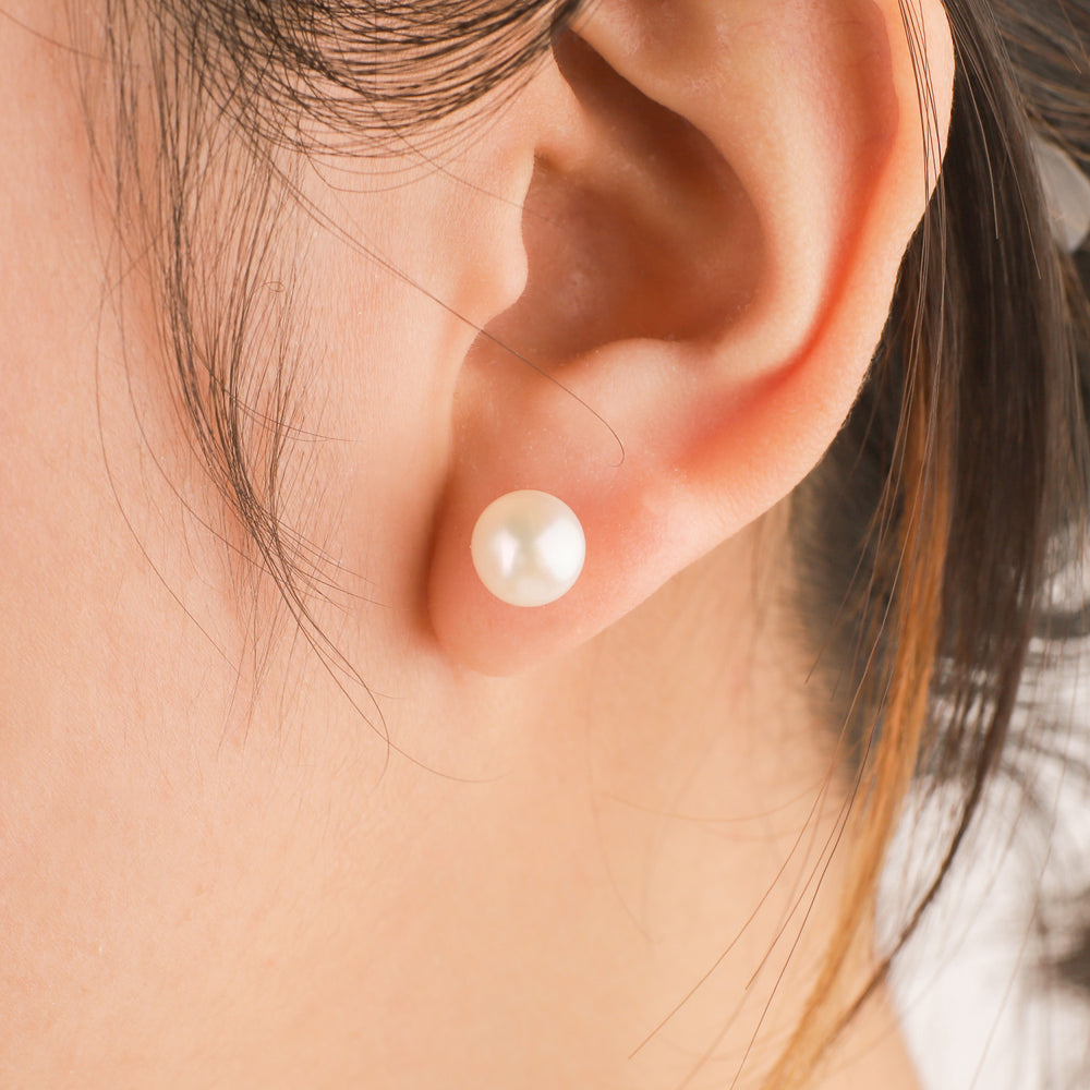 Pearl Earring Studs - Default Title