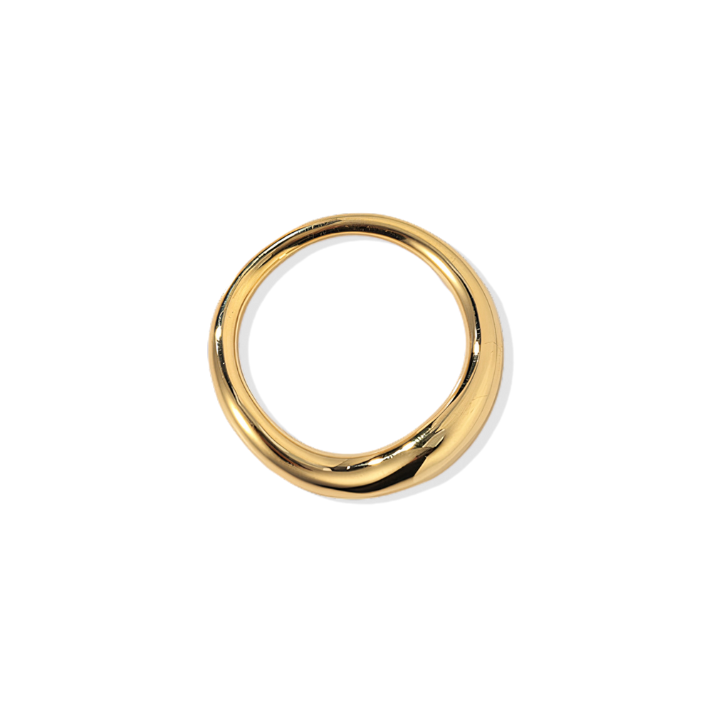 Sculptural Wavelength Ring - 8