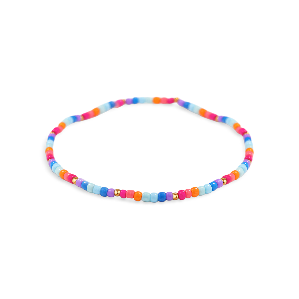 Summer Beaded Bracelet Stacking Set - 6.5"