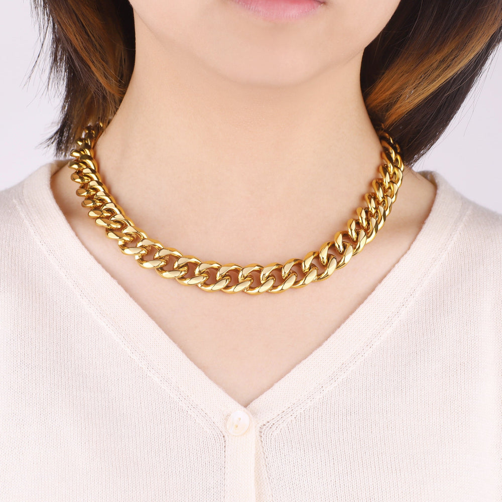 Glam Chunky Chain Necklace - Default Title