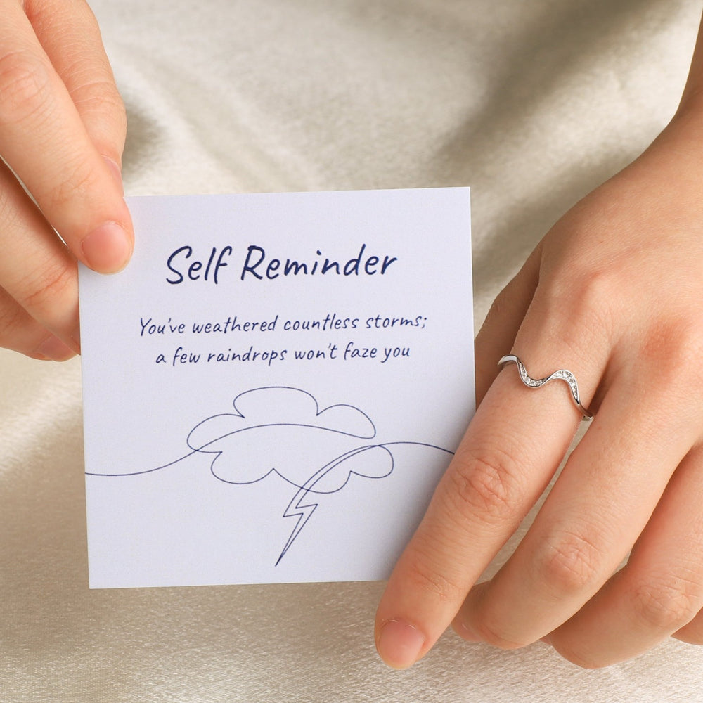 You've Weathered Countless Storms Dainty Wave Ring - 5