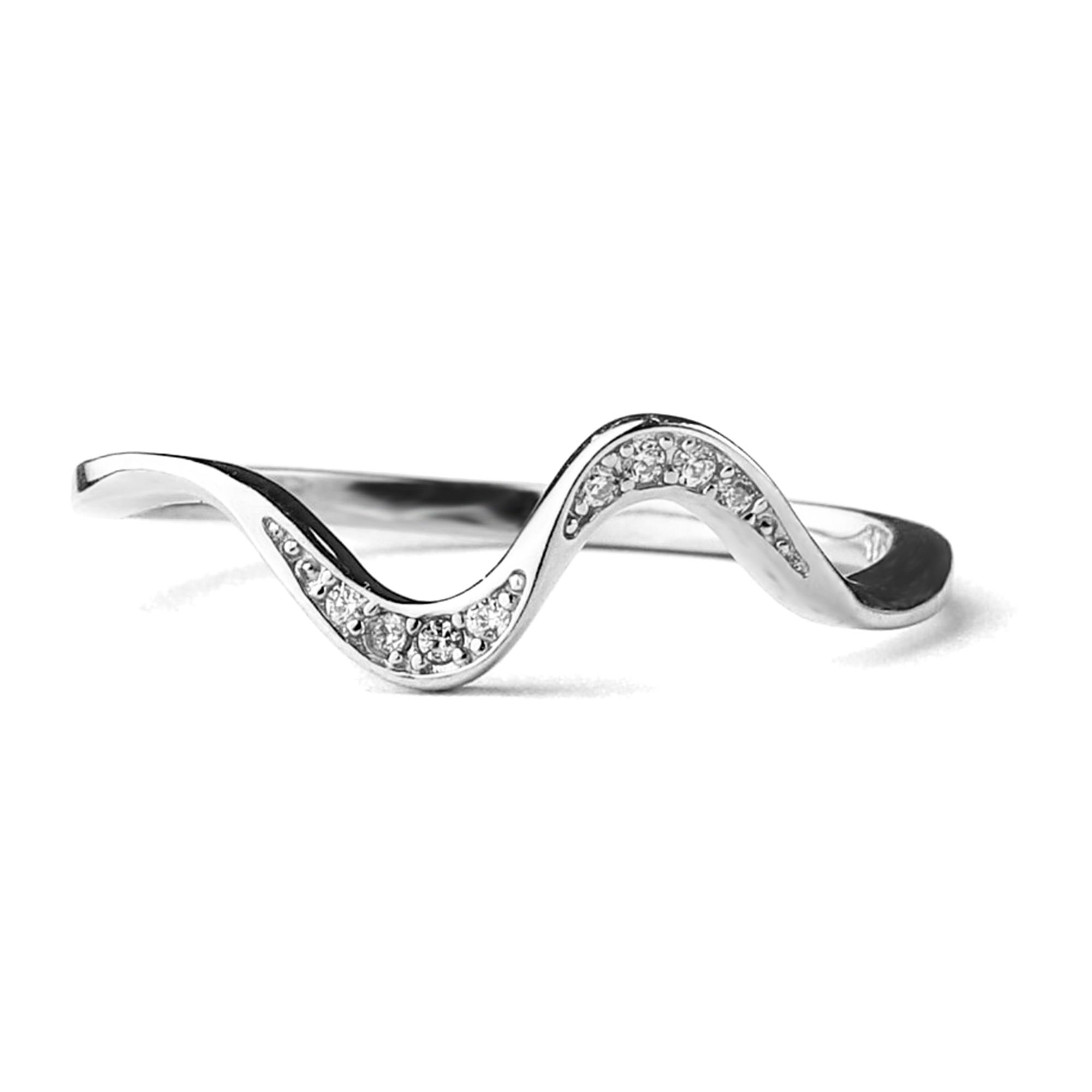 You've Weathered Countless Storms Dainty Wave Ring