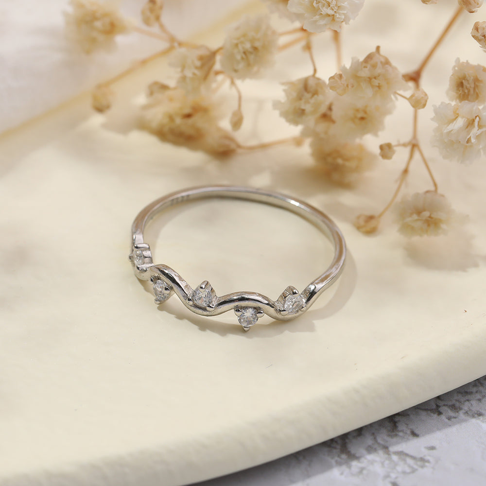 Anillo de ondas altas y bajas - 5