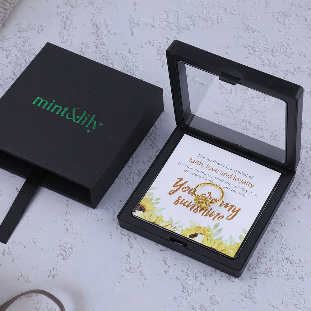 Eres mi anillo de girasol Sunshine - Oro / 6