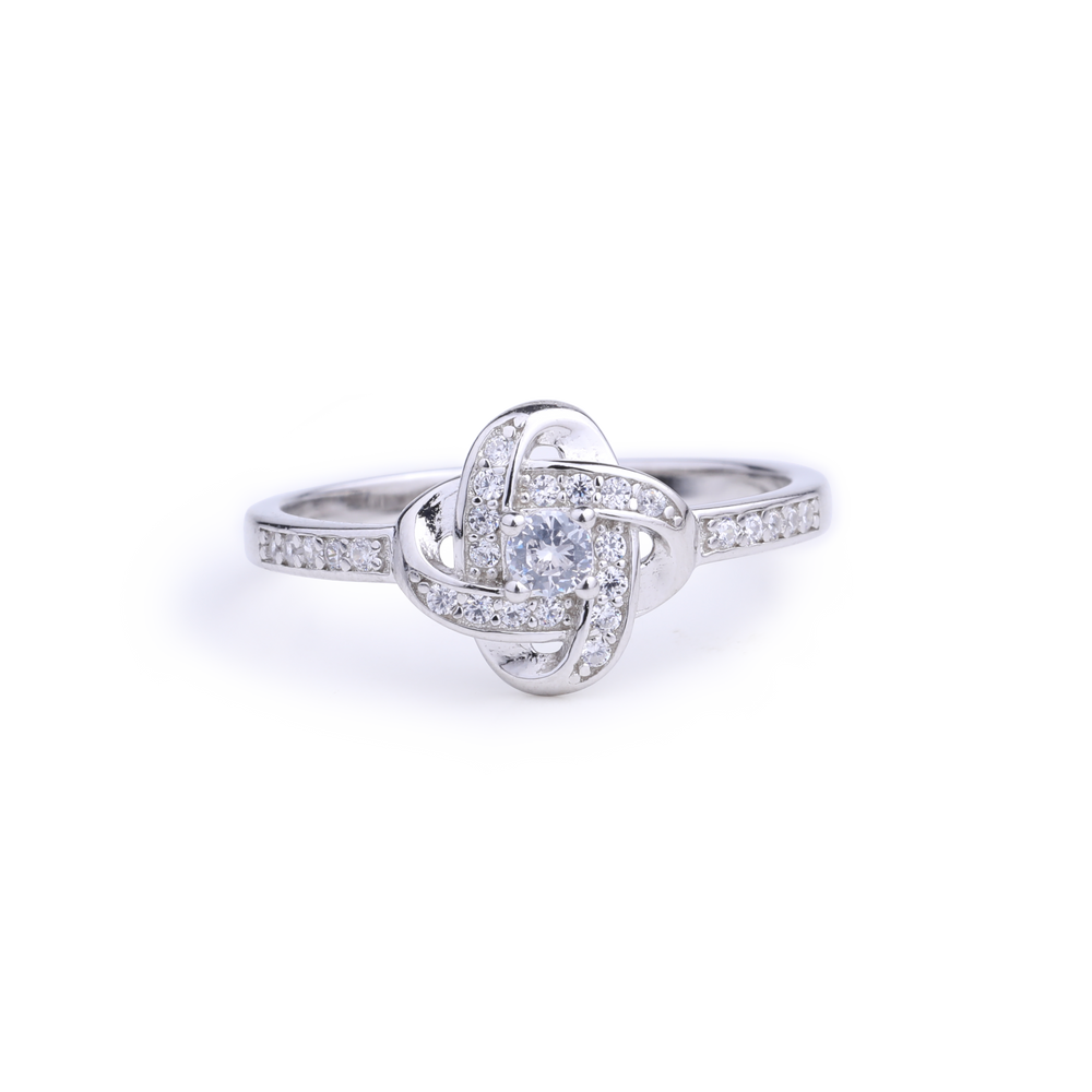 Anillo Nudo Infinito - Plata / 6